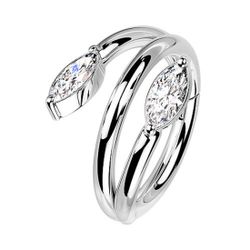 Taffstyle Nasenpiercing Septum Piercing Ring Segmentring günstig online kaufen
