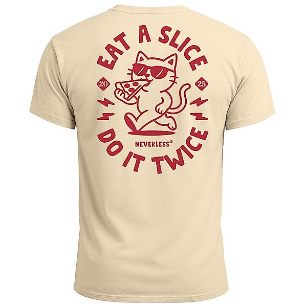 Neverless Print-Shirt Backprint T-Shirt Herren Pizza günstig online kaufen