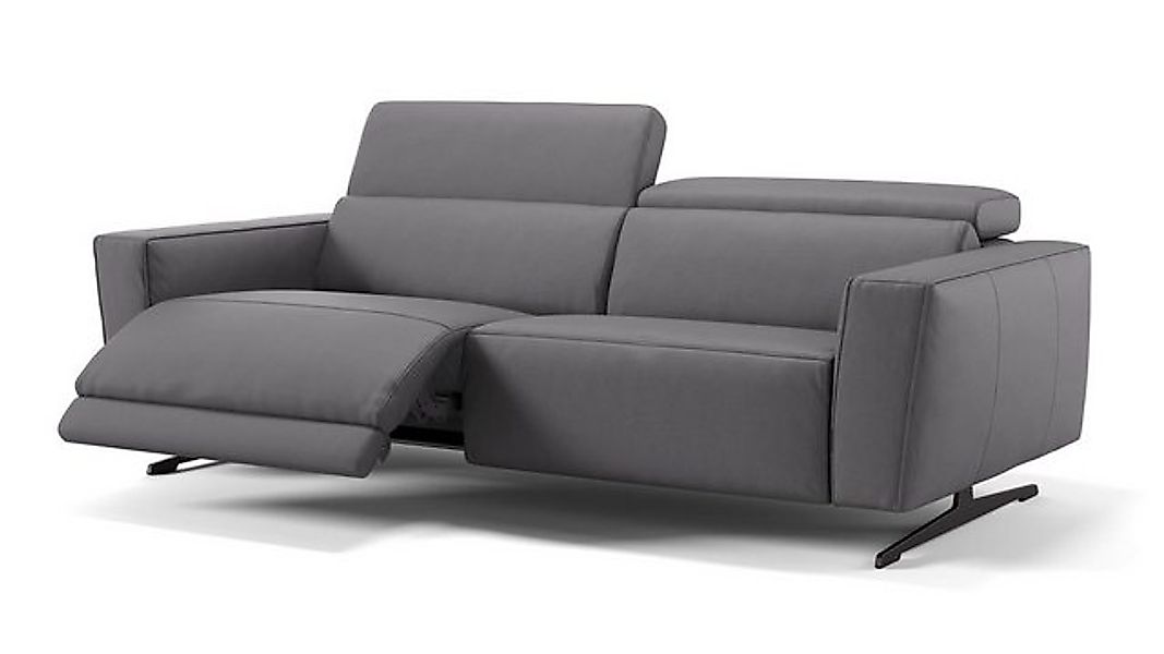 Sofanella 3-Sitzer Leder ALESSO, Relaxcouch, Designersofa, Designer Sofa, 3 günstig online kaufen