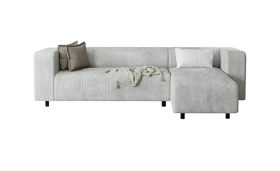 S-STYLE Ecksofa  Oskar ¦ grau ¦ Maße (cm): B: 240 H: 65 Polstermöbel > Sofa günstig online kaufen