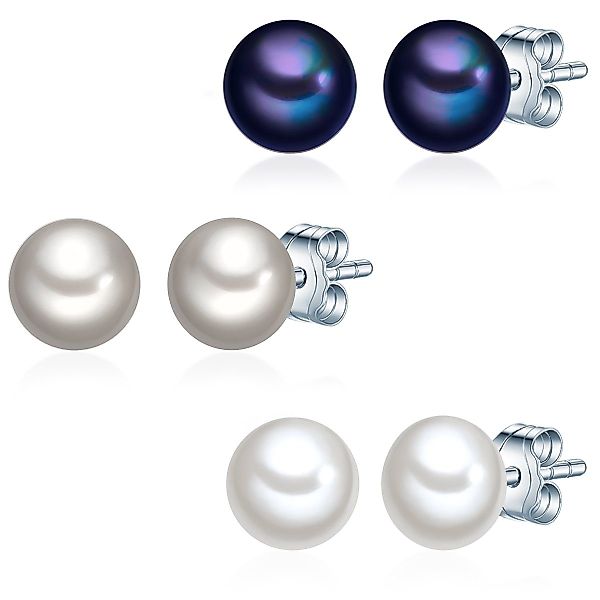 Valero Pearls Perlenohrringe silber, aus Süßwasser-Zuchtperlen günstig online kaufen