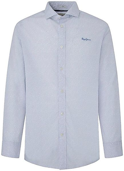 Pepe Jeans Langarmhemd mit Logo-Schriftzug auf der Brust günstig online kaufen