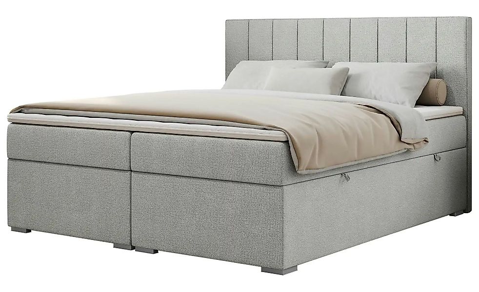 Boxbett mit Bettkasten Ally ¦ grau ¦ Maße (cm): B: 200 H: 118 Betten > Komf günstig online kaufen