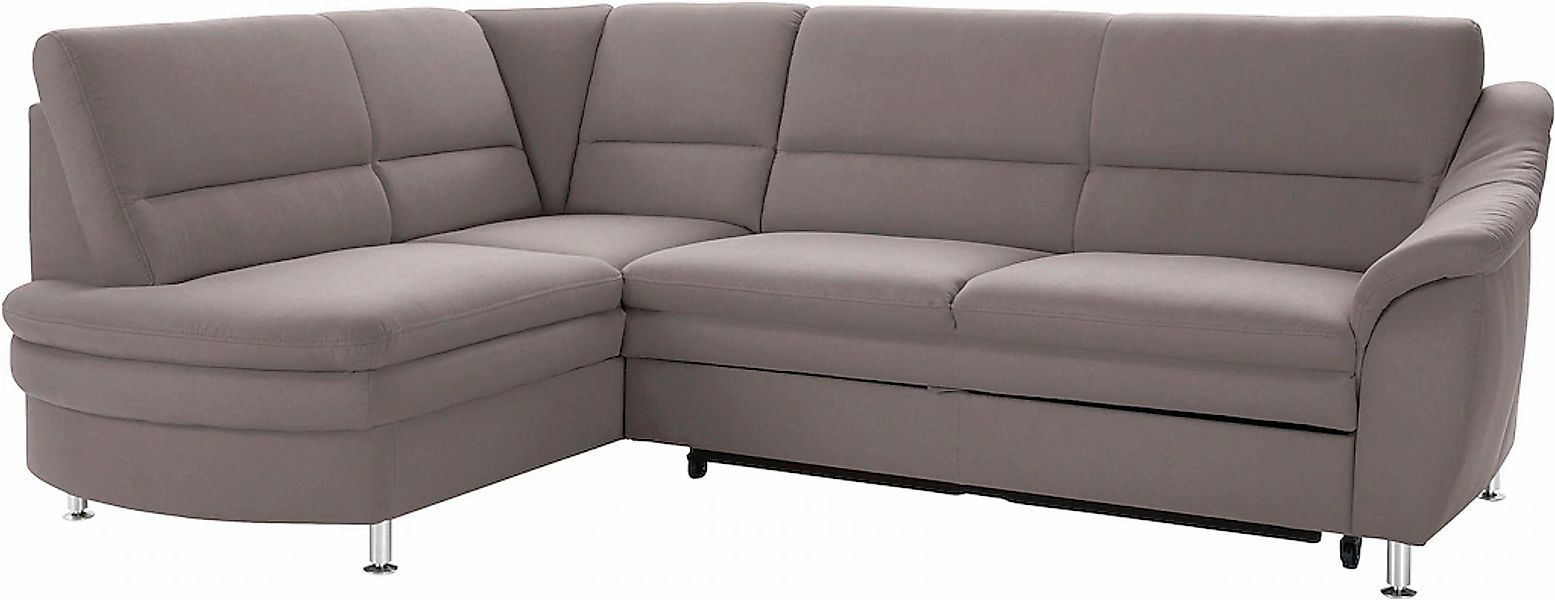 sit&more Ecksofa »Cardoso L-Form« mit Federkern, wahlweise mit Bettfunktion günstig online kaufen