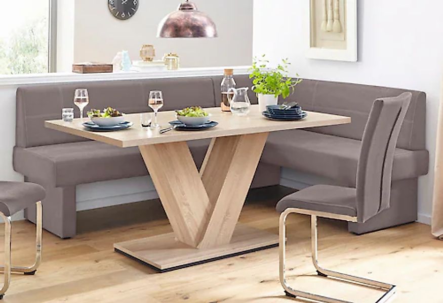 Home affaire Eckbank "Nils" Sitz und Rücken gepolstert, verschiedene Qualit günstig online kaufen