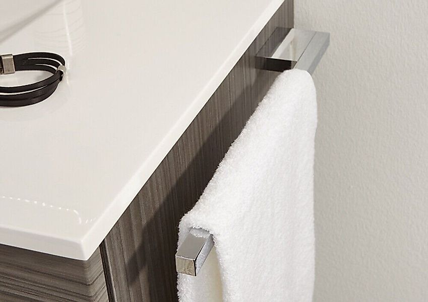 PROKIRA Handtuchhalter Puris Handtuchhalter Handtuchstange, Chrom Massiv Al günstig online kaufen