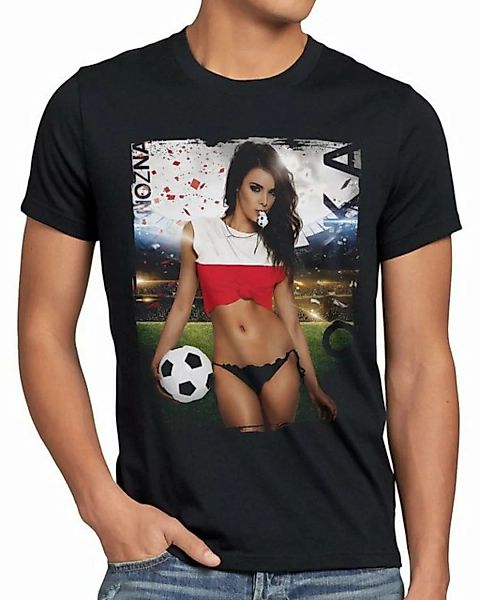 style3 Print-Shirt Herren T-Shirt EM 2020 Soccer Girl Deutschland Fußball T günstig online kaufen