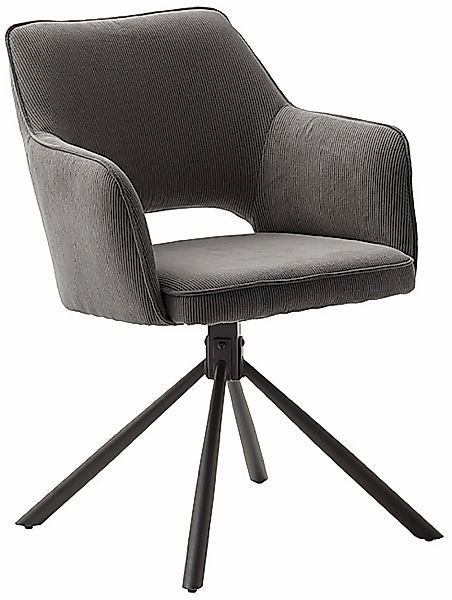 MCA furniture Esszimmerstuhl "LUZON", Cord, (2er-Set), drehbar 180, Belastb günstig online kaufen