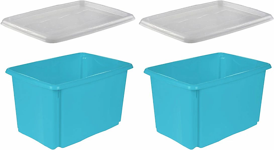 keeeper Aufbewahrungsbox "emil" 45 L, mit Deckel, hochwertiger Kunststoff günstig online kaufen