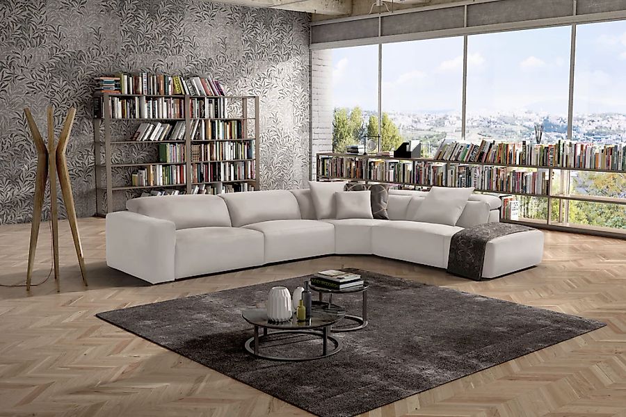 Egoitaliano Ecksofa "Beverly, extravangantes Designsofa mit erstklassigem S günstig online kaufen