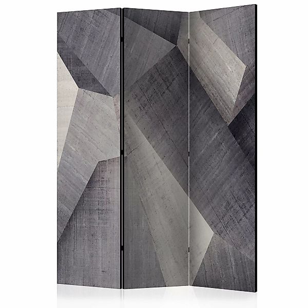 3-teiliges Paravent - Abstract Concrete Blocks [room Dividers] günstig online kaufen