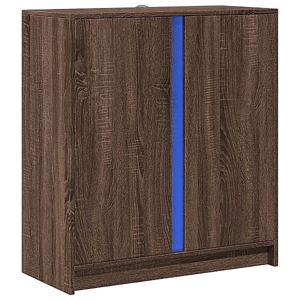 vidaXL Sideboard LED-Sideboard Braun Eichen-Optik 77x34x85 günstig online kaufen