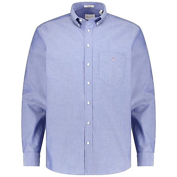 Gant Freizeithemd aus Baumwolle Farbe blau Größe: 4XL günstig online kaufen