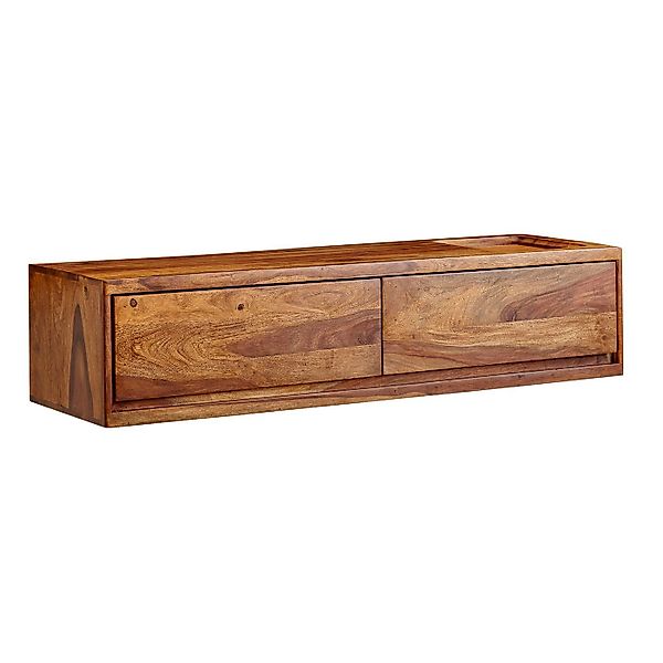 KADIMA DESIGN Lowboard Lowboard Hängend Massivholz 108x25x34 cm TV-Schrank günstig online kaufen