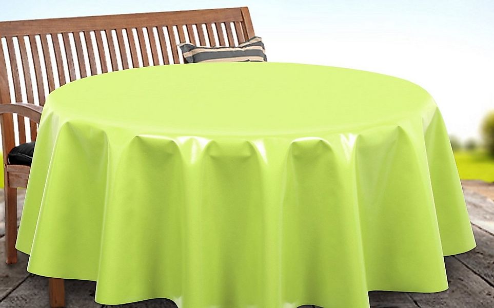 Beautex Tischdecke Uni Wachstuchtischdecke OVAL RUND ECKIG, Wachstuch abwis günstig online kaufen