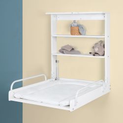 roba Wickelregal "Wandwickelregal klappbar, inkl. Wickelunterlage Vogeltanz günstig online kaufen