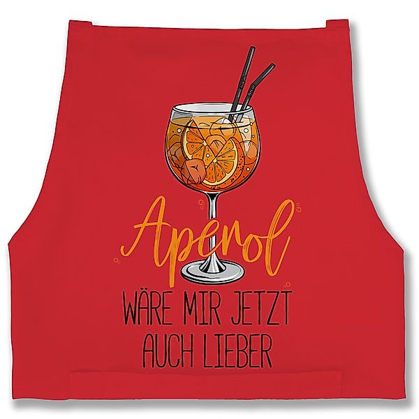 Shirtracer Kochschürze Aperol wäre mir jetzt günstig online kaufen