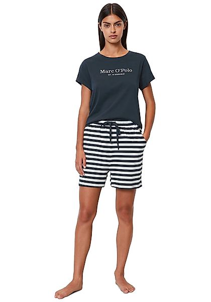 Marc OPolo Pyjama "Mix & Match Cotton-Woven" Set, 2 mit großem Marken-Logo günstig online kaufen