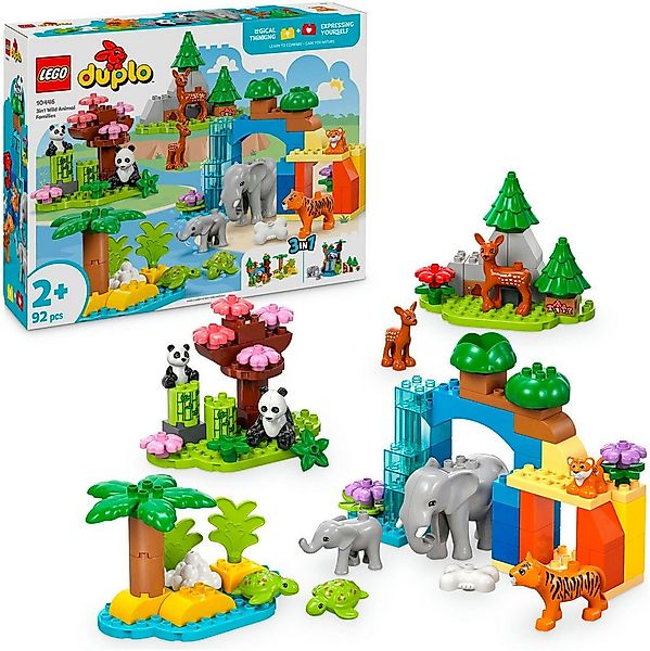 LEGO® Wildtier-Familien 3-in-1-Set (10446), LEGO DUPLO Town Konstruktionssp günstig online kaufen