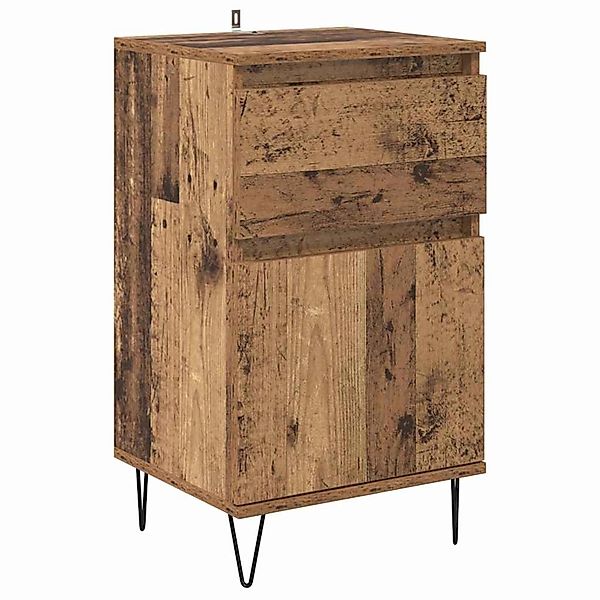 vidaXL Sideboard mit Schubladen Altholz 35 x 40 x 70 cm Holzwerkstoff 88175 günstig online kaufen