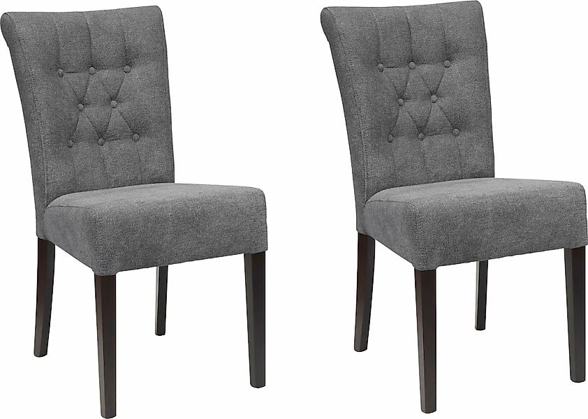 Home affaire Esszimmerstuhl "Queen BESTSELLER" (Set) 2 Stk.Polsterstuhl mit günstig online kaufen