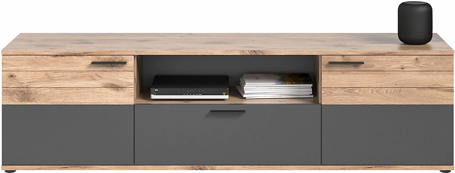 Home affaire Lowboard "Riga" Breite 194 cm günstig online kaufen