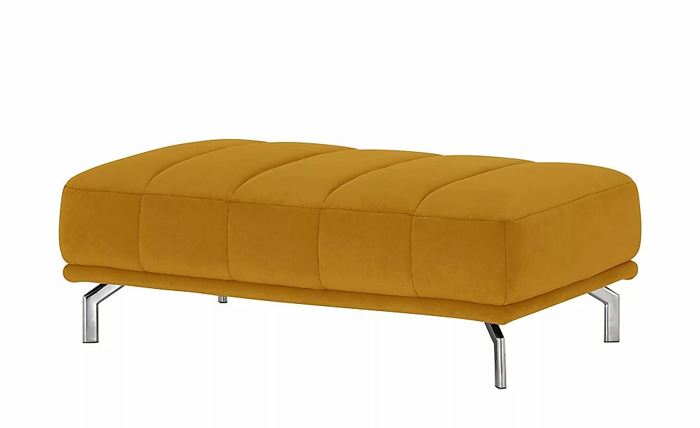 Lounge Collection XXL-Hocker  Sarina ¦ gelb ¦ Maße (cm): B: 127 H: 43 T: 77 günstig online kaufen