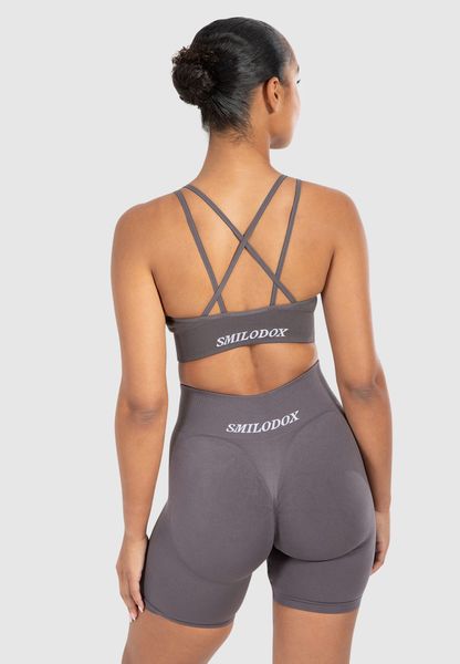 Smilodox Sport-BH Katrin, Crop Top V-Ausschnitt günstig online kaufen