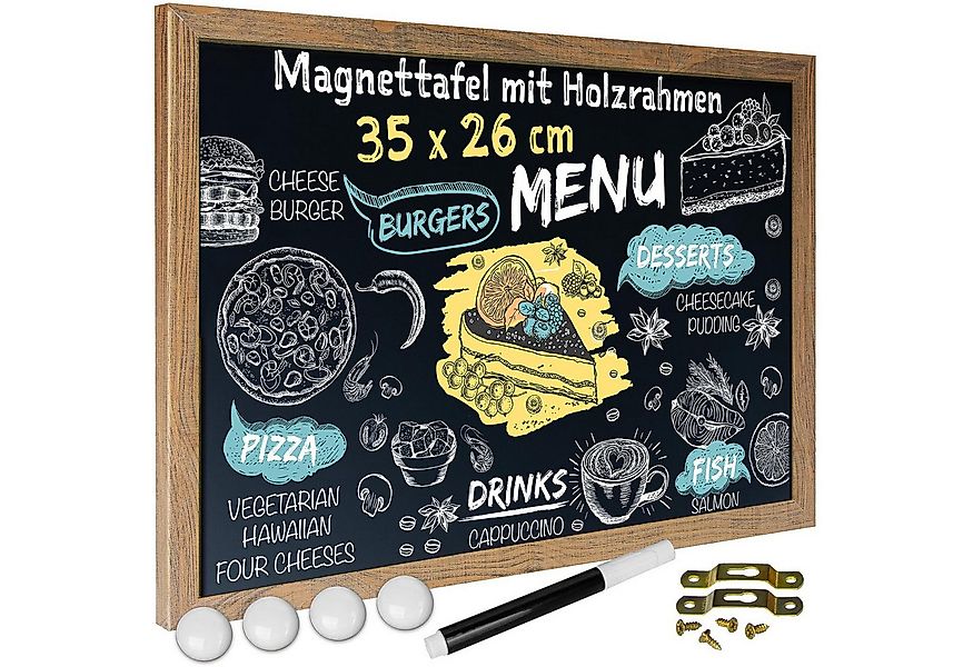 Goods+Gadgets Magnettafel GOODS+GADGETS Magnettafel Holz – Kreidetafel für günstig online kaufen