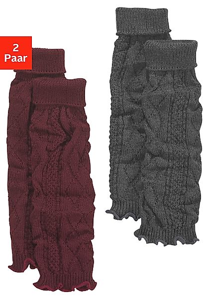 Lavana Stulpensocken, (Packung, 2 Paar), mit Zopfstrickmuster günstig online kaufen