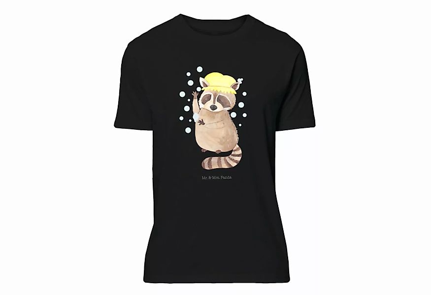 Mr. & Mrs. Panda T-Shirt Waschbär - Schwarz - Geschenk, Plan, Herrn, Tshirt günstig online kaufen