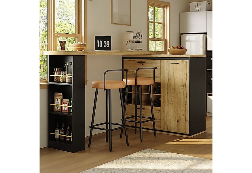 MODFU Bartisch Küchenschrank, buffetschrank (für Küche & Wohnzimmer, vielse günstig online kaufen