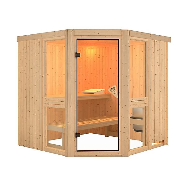 Karibu Sauna Anina 2 Zoll Naturbelassen günstig online kaufen