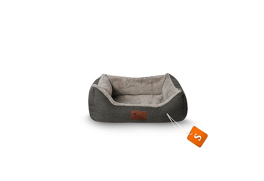 TopMeow Tierbett Hundebett mit Rand, Made in Spain, Sofastoff, robust, mit günstig online kaufen