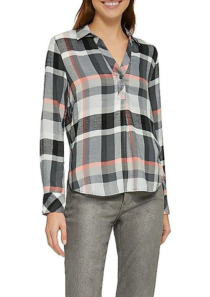 s.Oliver Langarmbluse mit Karo Muster günstig online kaufen
