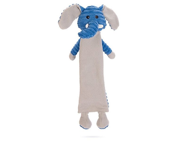 Beeztees Tierkuscheltier Hundespielzeug Plüsch Flatino Elefant Ajan blau günstig online kaufen