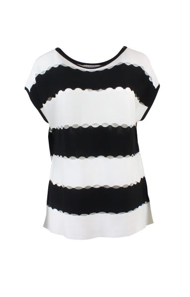 Passioni Kurzarmshirt mit Streifen-Design günstig online kaufen