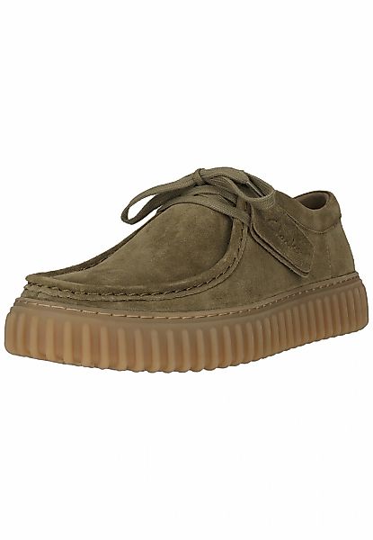 Clarks Schnürschuh "Torhill" mit gerippter Laufsohle günstig online kaufen