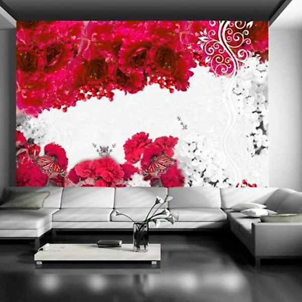 artgeist Fototapete Colors of spring: red mehrfarbig Gr. 300 x 210 günstig online kaufen