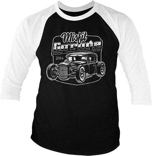 Misfit Garage T-Shirt Rod Baseball 3/4 Sleeve Tee günstig online kaufen