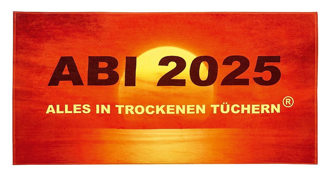 Egeria Strandtuch ABI 2025, Frottiervelours (1-St), günstig online kaufen