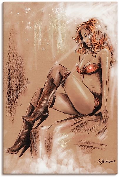 Artland Wandbild "High heels im Licht" Frau 1 Stk. tlg. als Alubild, Leinwa günstig online kaufen