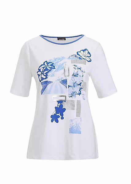 GOLDNER Kurzarmshirt "Sommeroberteil mit Frontdruck" günstig online kaufen