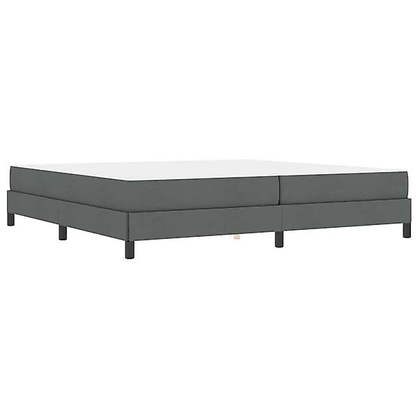 vidaXL Boxspringbett mit Matratze Dunkelgrau 200 x 200 cm Stoff 3398515 günstig online kaufen