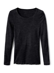 CALIDA Langarmshirt "True Confidence" Rundhals, Feinripp, atmungsaktiv, Wel günstig online kaufen