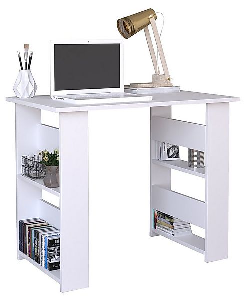 VCM Schreibtisch Holz Schreibtisch Computertisch Efilo günstig online kaufen