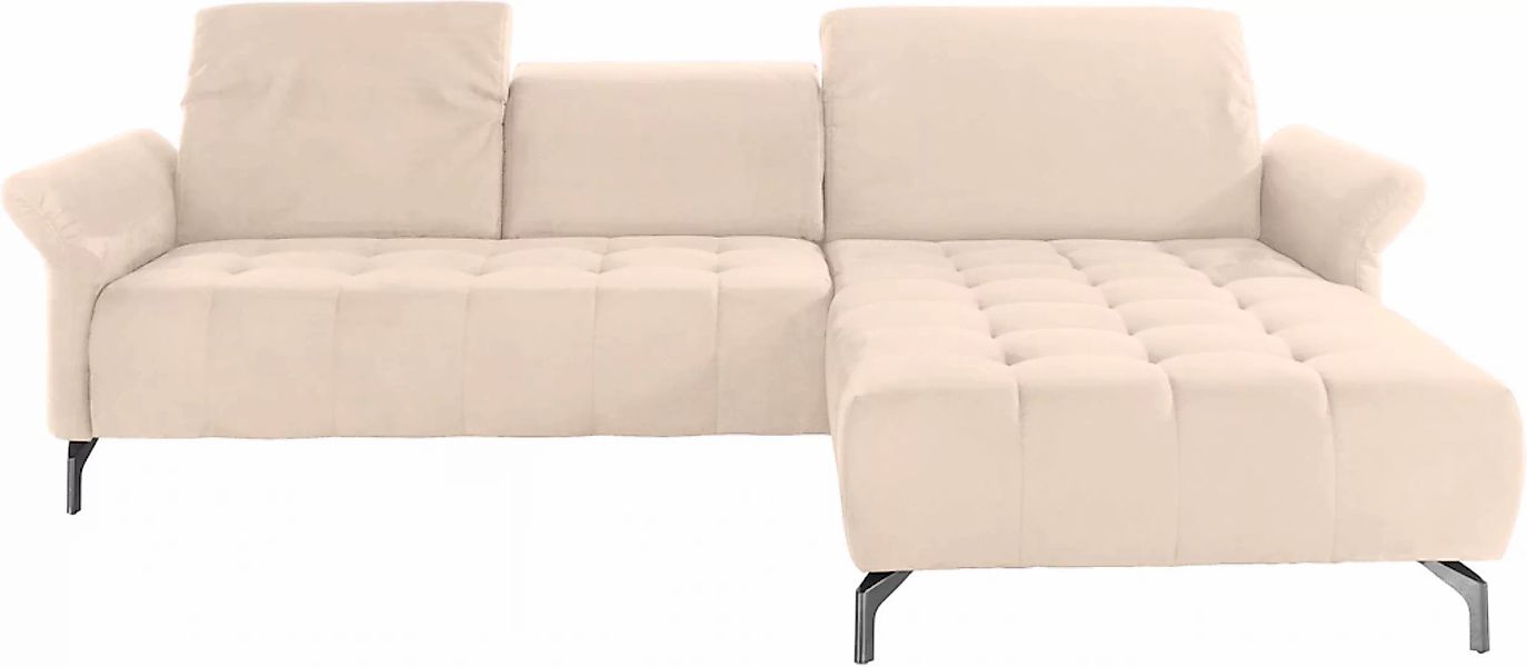 INOSIGN Ecksofa »Fresh L-Form«, Federkern, wahlweise Kopfteilverstellung un günstig online kaufen