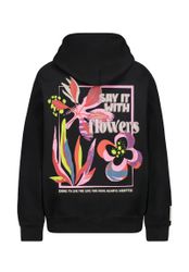SUBLEVEL Kapuzenpullover Damen Hoodie mit Flowerprints günstig online kaufen
