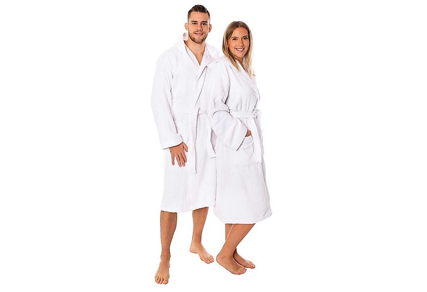 Lavea Bademantel Mexico, Lang, Premium Morgenmantel aus 100% Baumwolle, mit günstig online kaufen