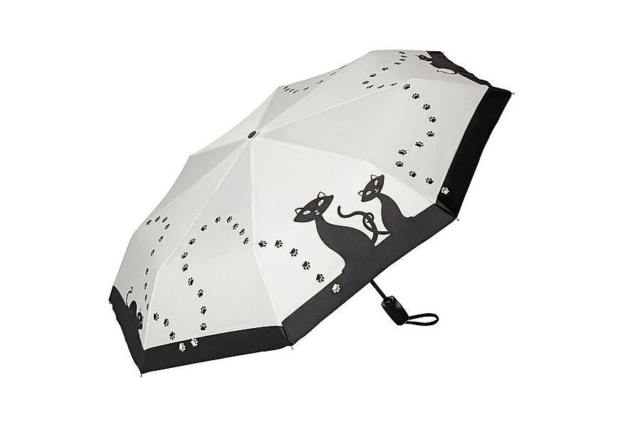 von Lilienfeld Taschenregenschirm Motivschirm Schwarze Katzen Kätzchen Auf- günstig online kaufen